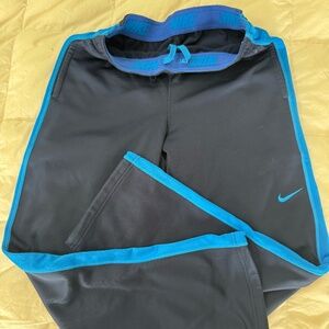 NIKE, SMALL, BLUE, THERMA - FIT PANTS,